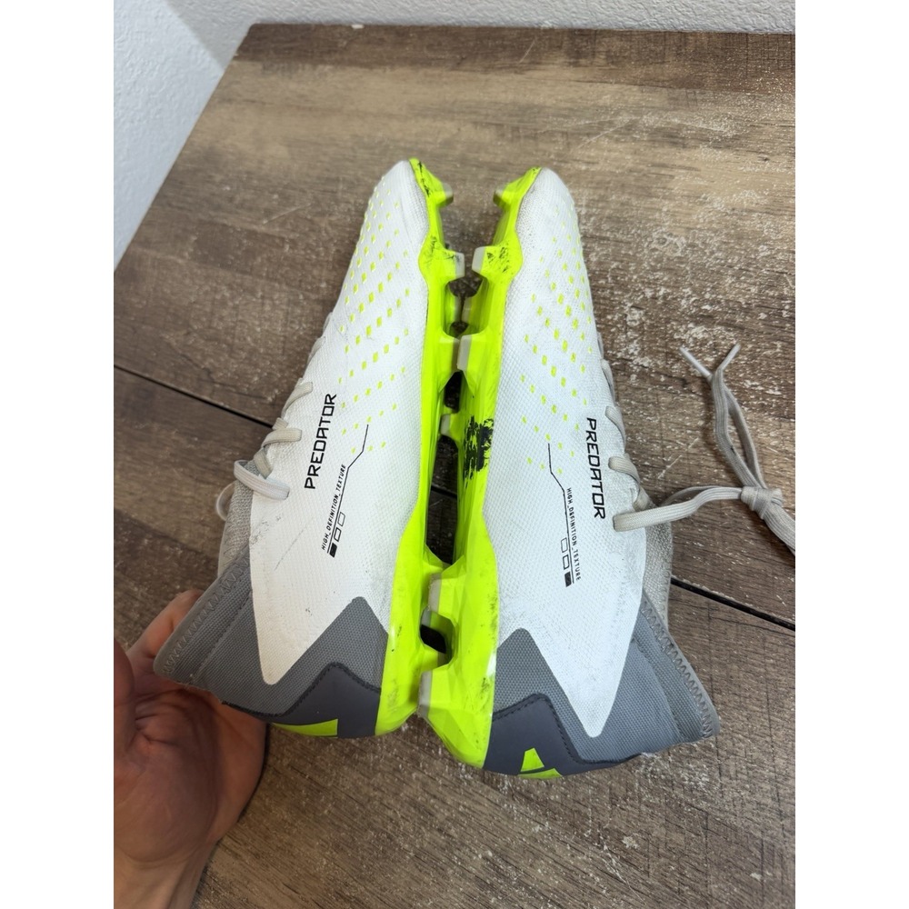 Adidas Predator Accuracy .3 FG White Lucid Lemon GZ0024 Mens Size 10 Soccer - Picture 5 of 7